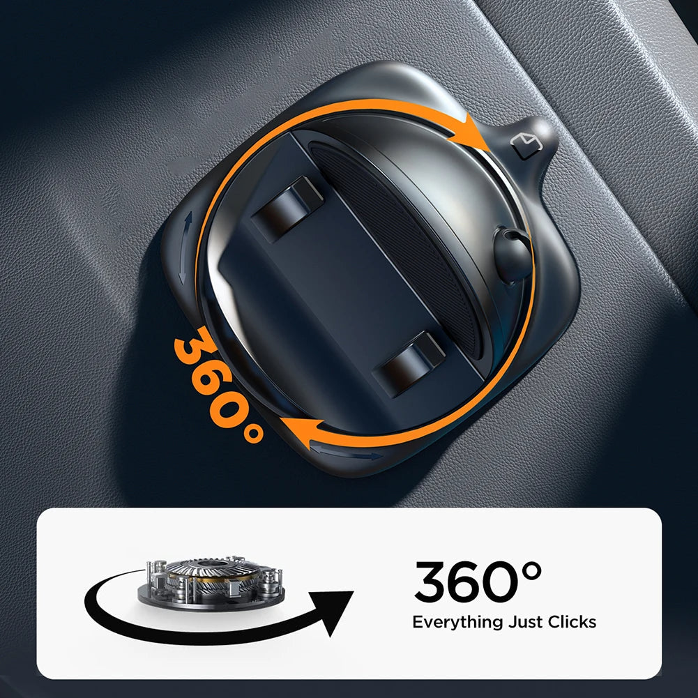 360° Rotating Car Phone Holder – Dashboard & Air Vent Mount for Phones 4-6.5 Inches