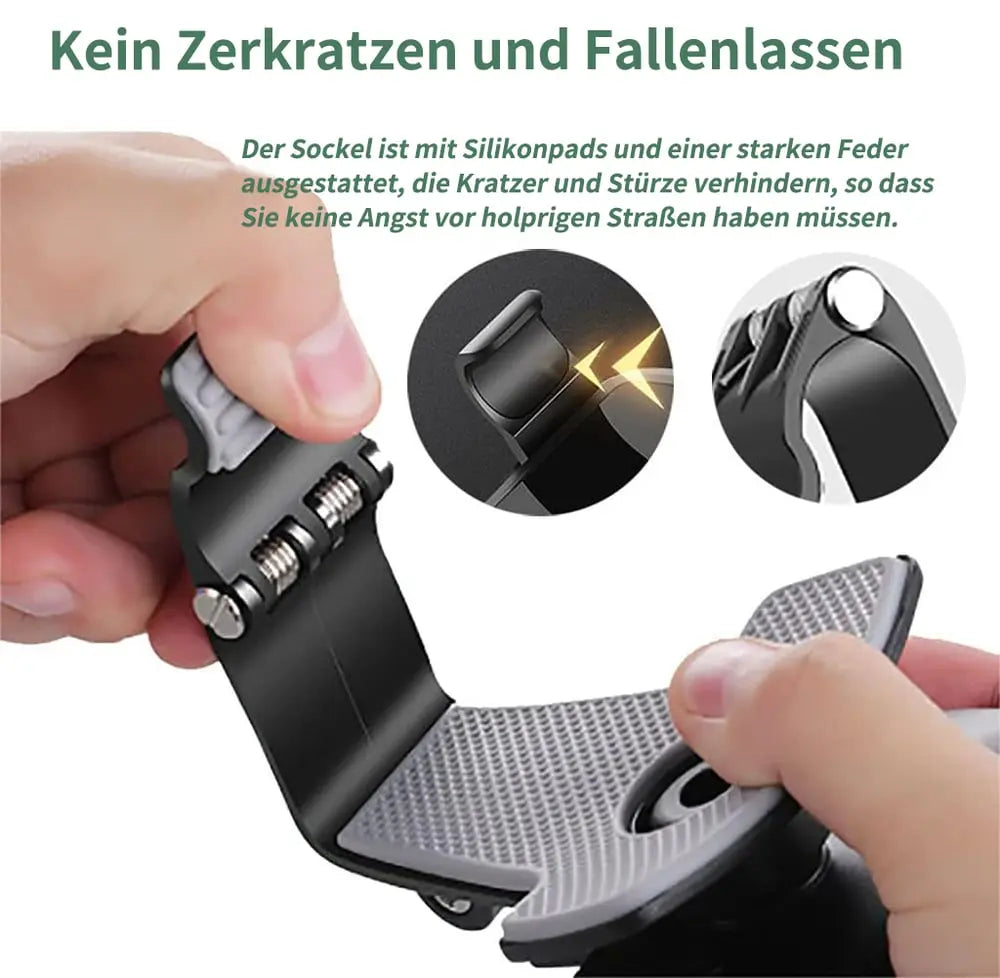 360° Rotating Car Phone Holder – Secure Dashboard & Visor Mount