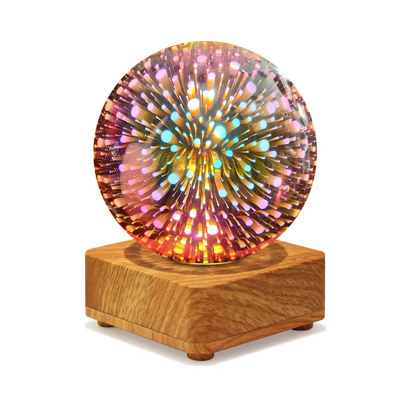 3D Starry Sky Night Light – Color-Changing LED Desk Lamp with Multiple Designs