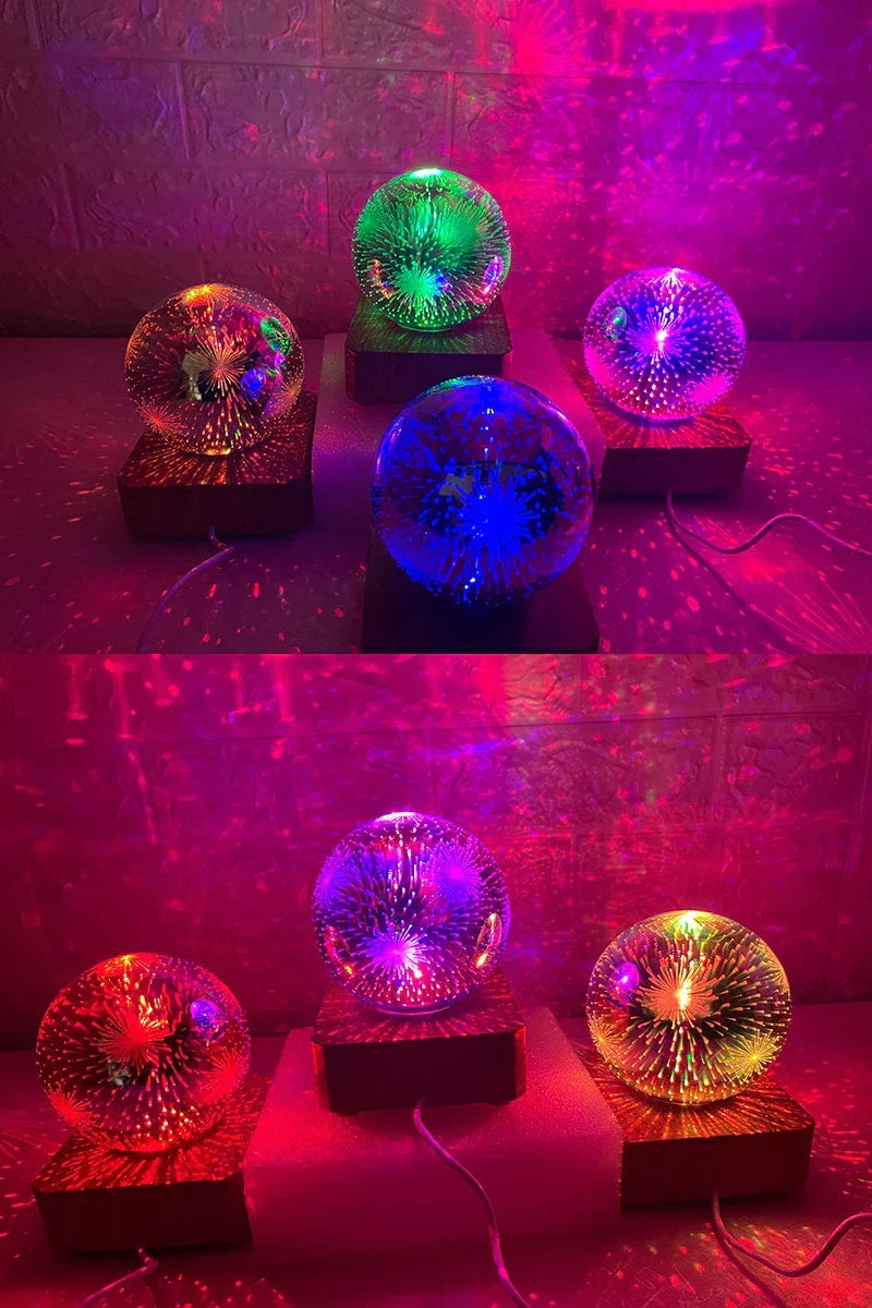 3D Starry Sky Night Light – Color-Changing LED Desk Lamp with Multiple Designs