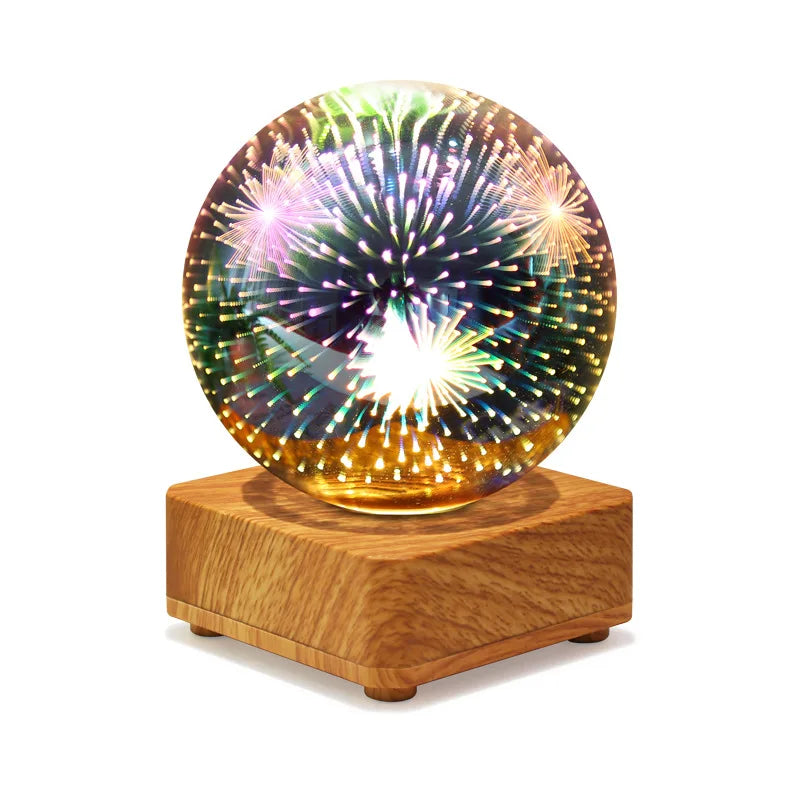3D Starry Sky Night Light – Color-Changing LED Desk Lamp with Multiple Designs
