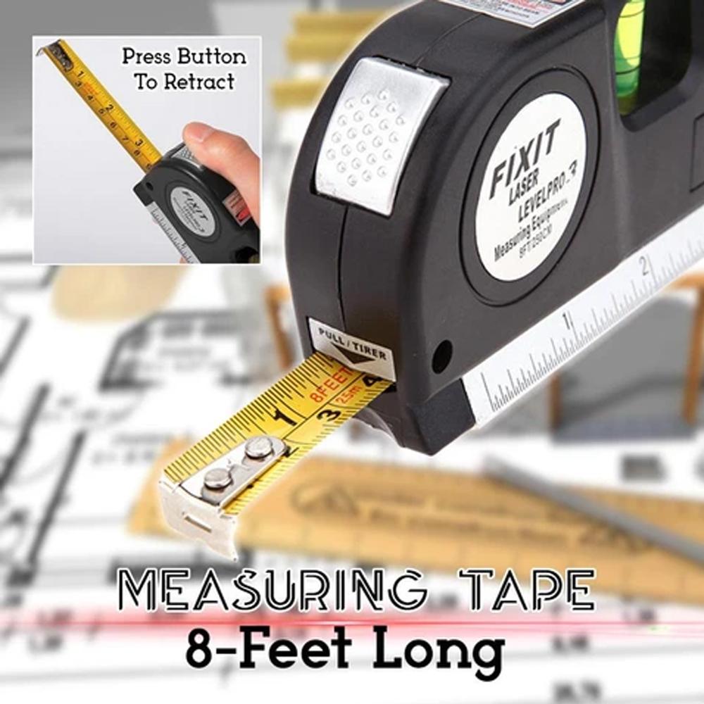 4-in-1 Laser Level and Measuring Tool
