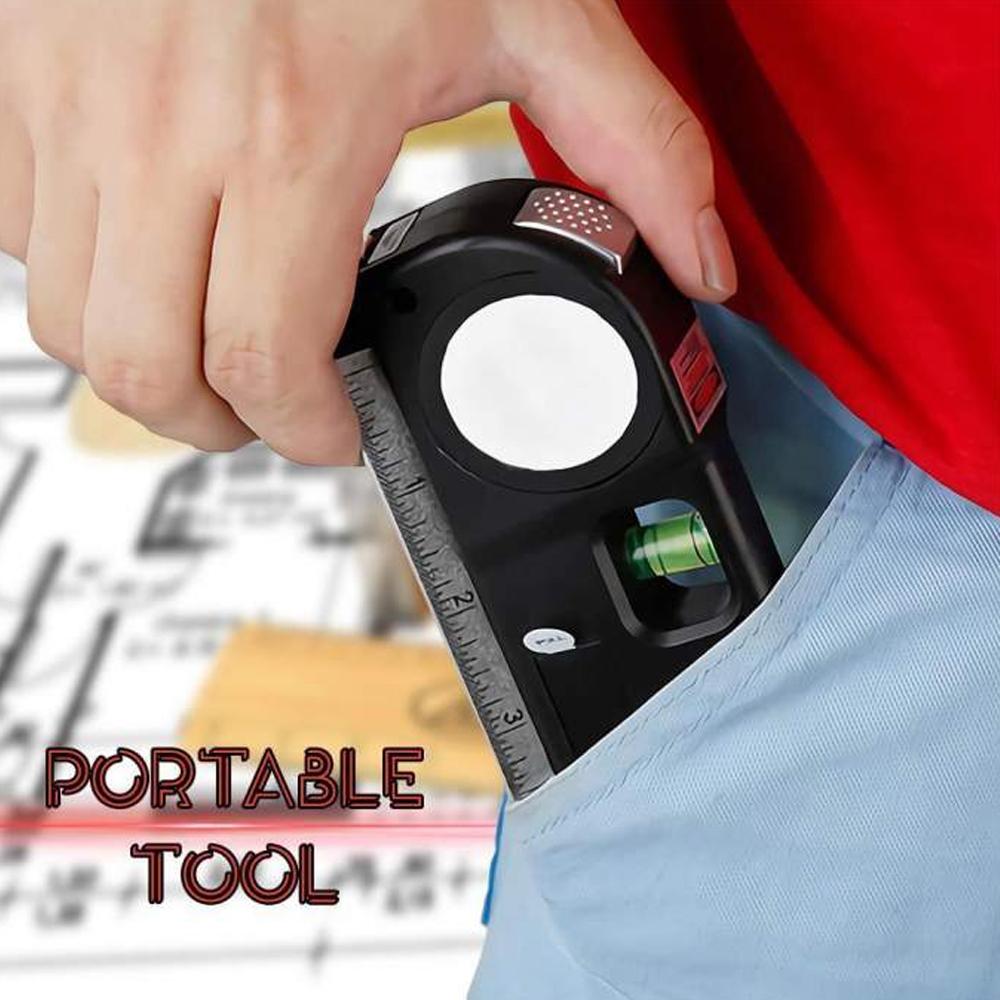 4-in-1 Laser Level Measuring Tool – Multifunctional DIY Essential