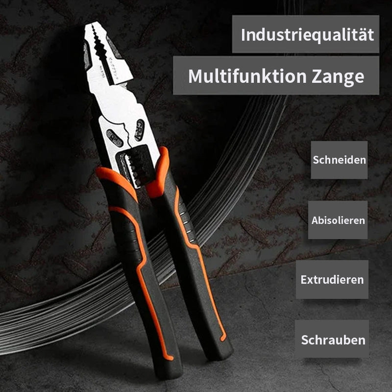 4-in-1 Lineman Pliers – Strip, Crimp, Cut & Grip