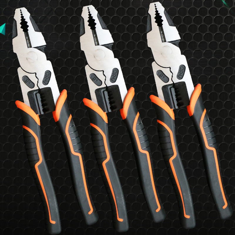 4-in-1 Lineman Pliers – Strip, Crimp, Cut & Grip