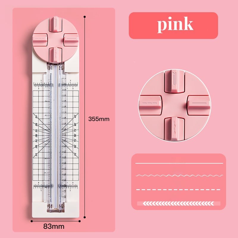 4-in-1 Paper Cutter with Multiple Blade Options