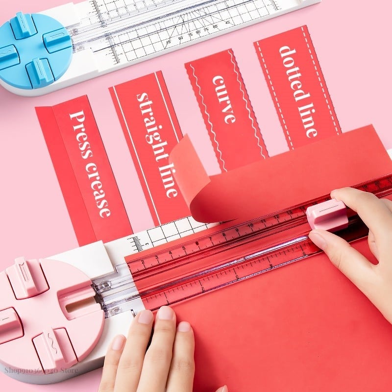 4-in-1 Paper Cutter with Multiple Blade Options