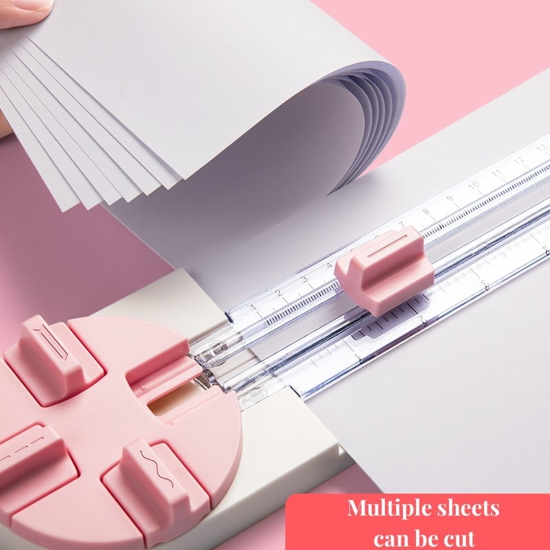 4-in-1 Paper Cutter with Multiple Blade Options
