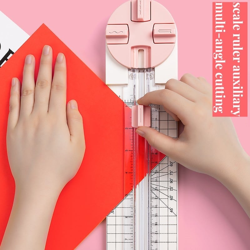 4-in-1 Paper Cutter with Multiple Blade Options