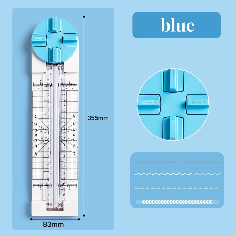 4-in-1 Paper Cutter with Multiple Blade Options