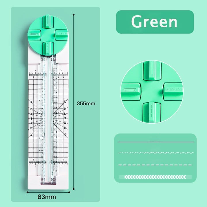 4-in-1 Paper Cutter with Multiple Blade Options