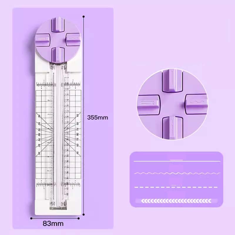4-in-1 Paper Cutter with Multiple Blade Options