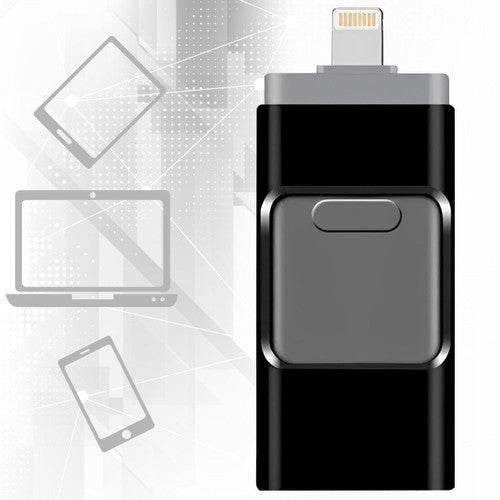 4-in-1 USB Flash Drive for iPhone & Android – 128GB High-Speed Storage for Photos, Videos & Files