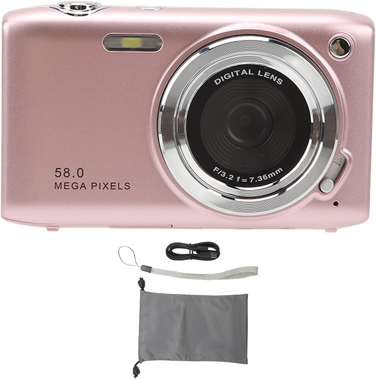 4K Compact Digital Camera with 58MP Photos and 16X Zoom – Lumora