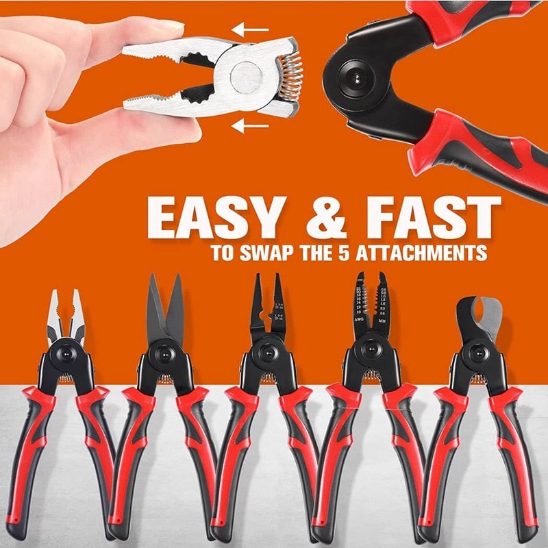 5-in-1 All Purpose Heavy Duty Tool Kit