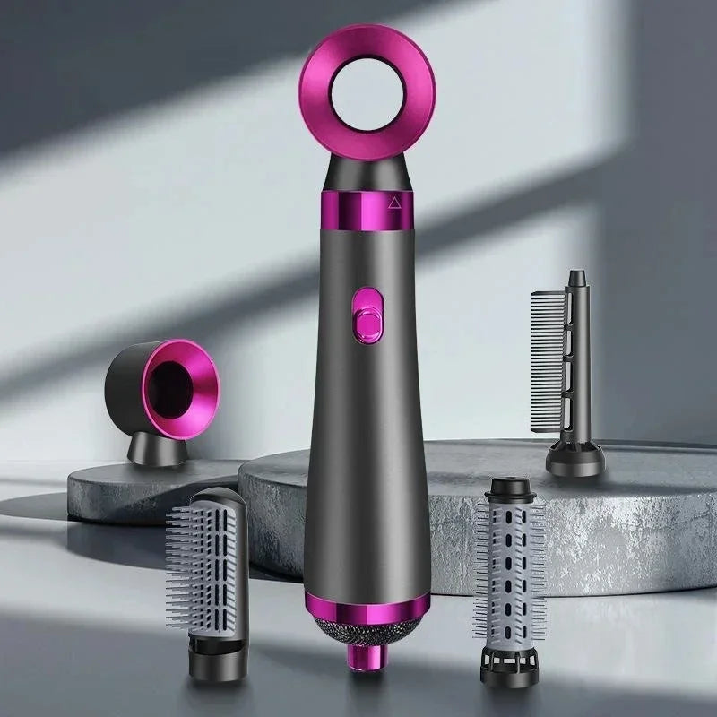 5-in-1 Hair Dryer Brush Set with Hot Air Volumizer