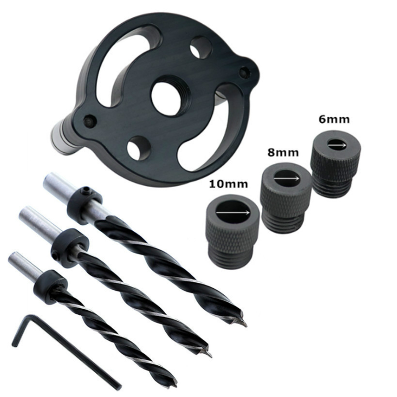 6/8/10mm Vertical Pocket Hole Jig (8-Piece Set)