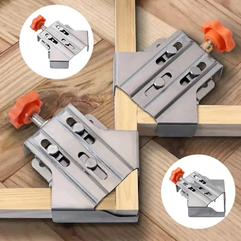 90° Woodworking Angle Clamps – Sturdy & Flexible Corner Tool