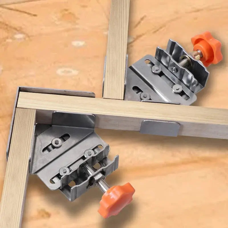 90° Woodworking Angle Clamps – Sturdy & Flexible Corner Tool