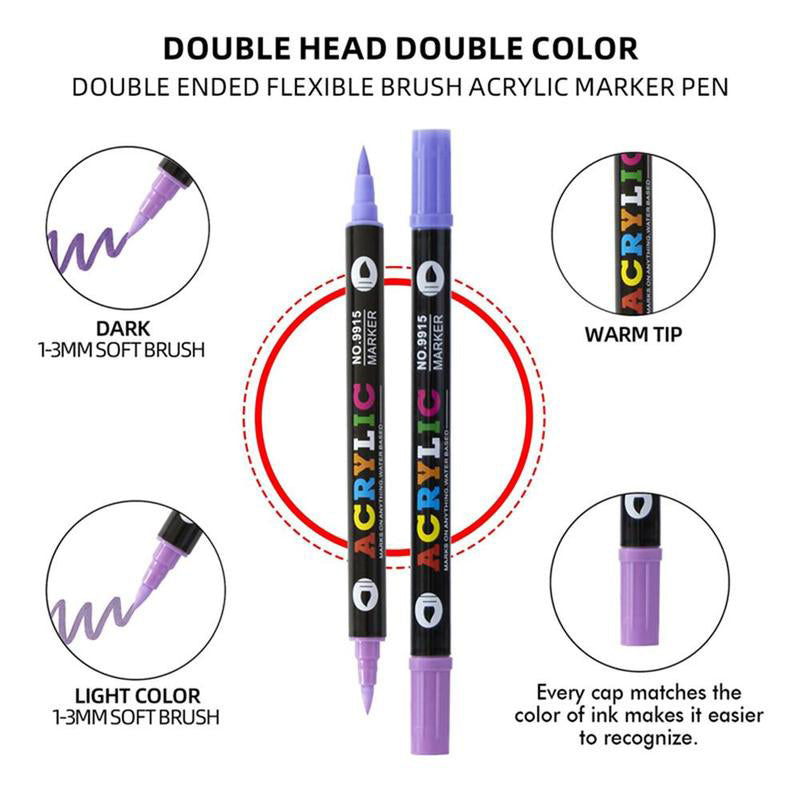 Acrylic Paint Marker Pens Set