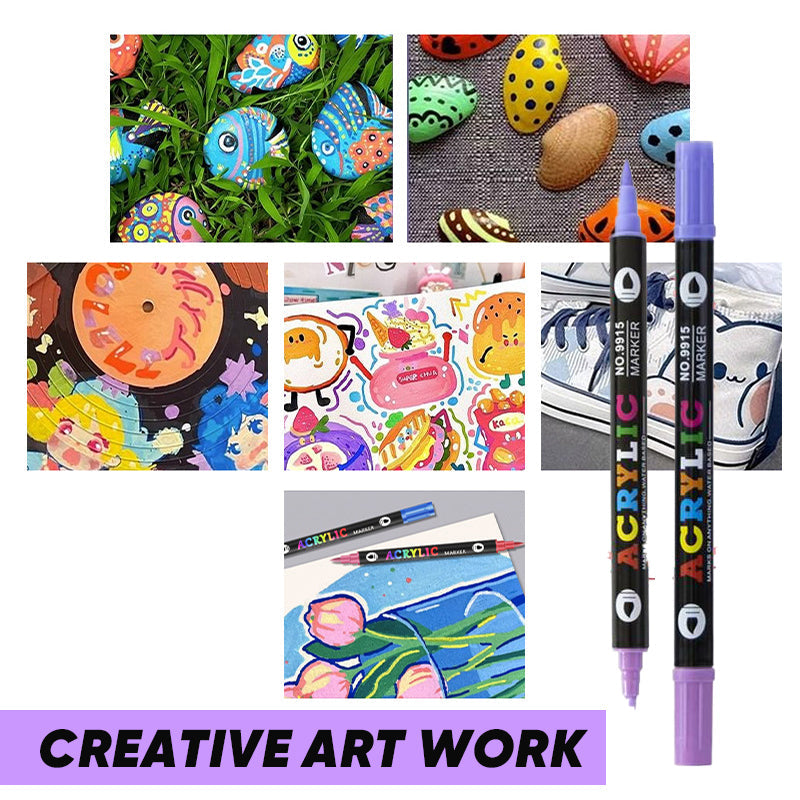 Acrylic Paint Marker Pens Set