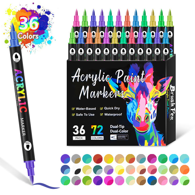 Acrylic Paint Marker Pens Set