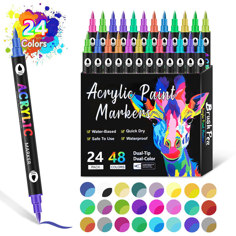 Acrylic Paint Marker Pens Set