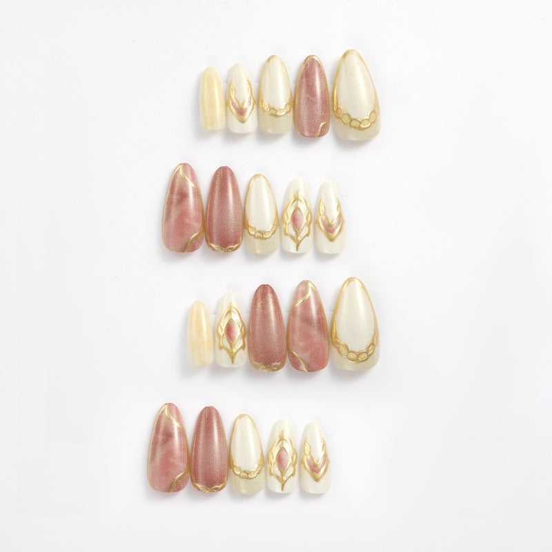 Acrylic Press-On Nails – Modern Layered Design