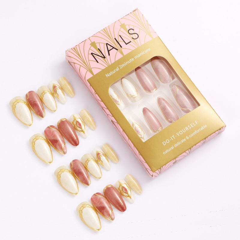 Acrylic Press-On Nails – Modern Layered Design