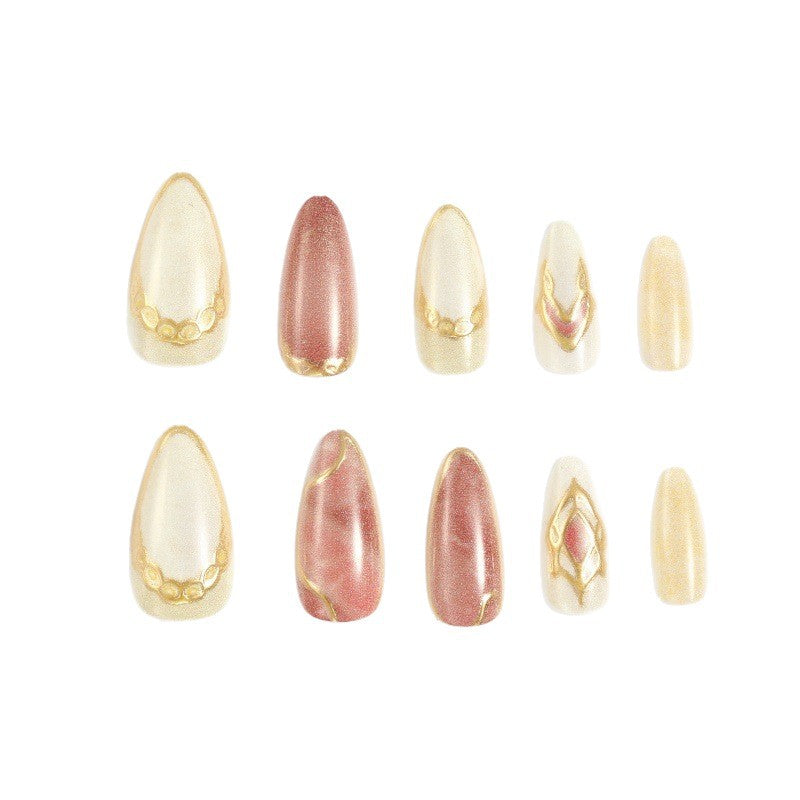 Acrylic Press-On Nails – Modern Layered Design