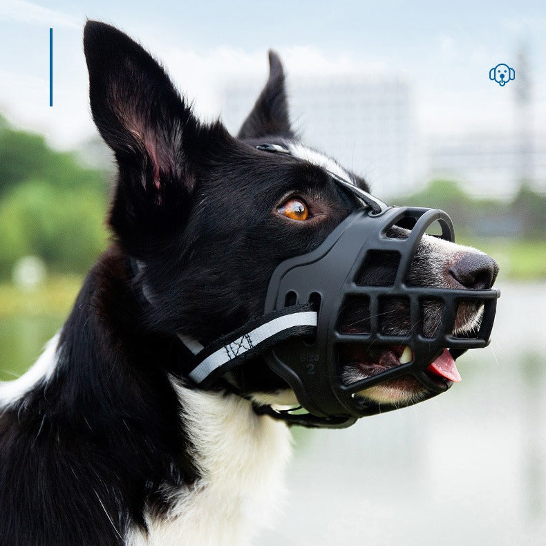 Adjustable Breathable Basket Dog Muzzle