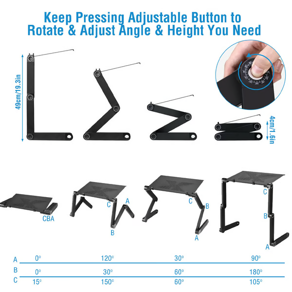Adjustable Laptop Stand for Desk