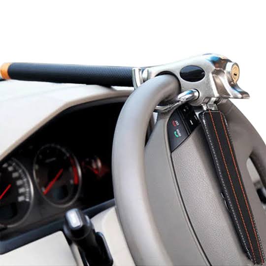 Adjustable Steering Wheel Lock with Triple Locking – Heavy-Duty Theft Protection