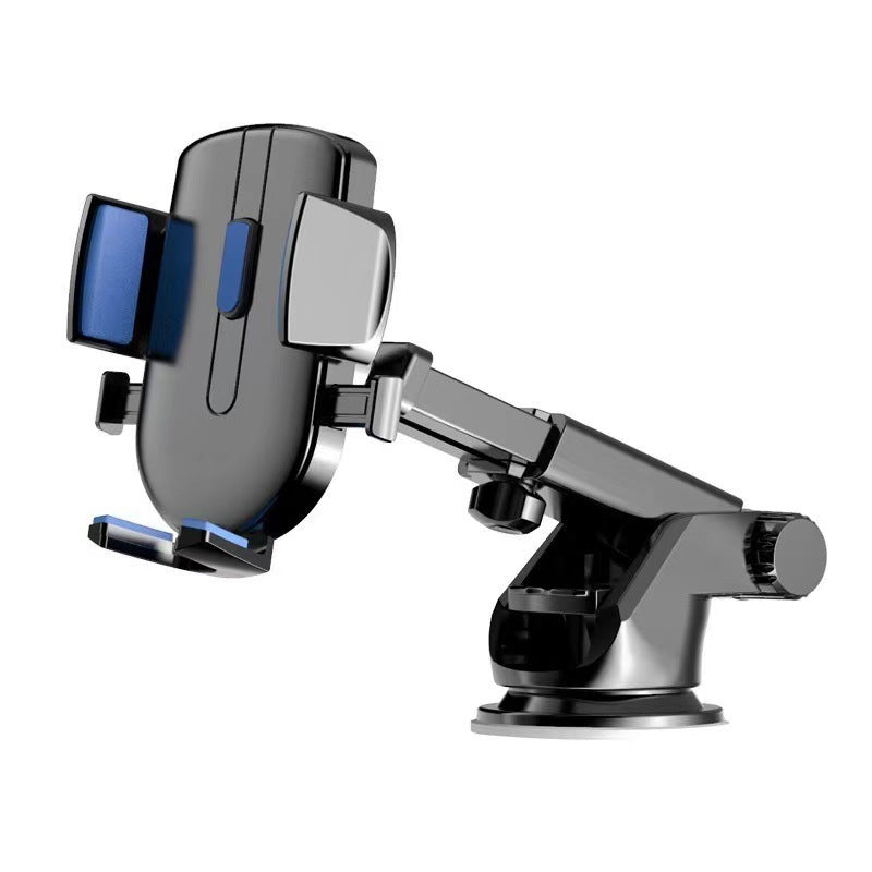 Adjustable Telescopic Universal Car Phone Holder with 360° Rotation and Strong Suction