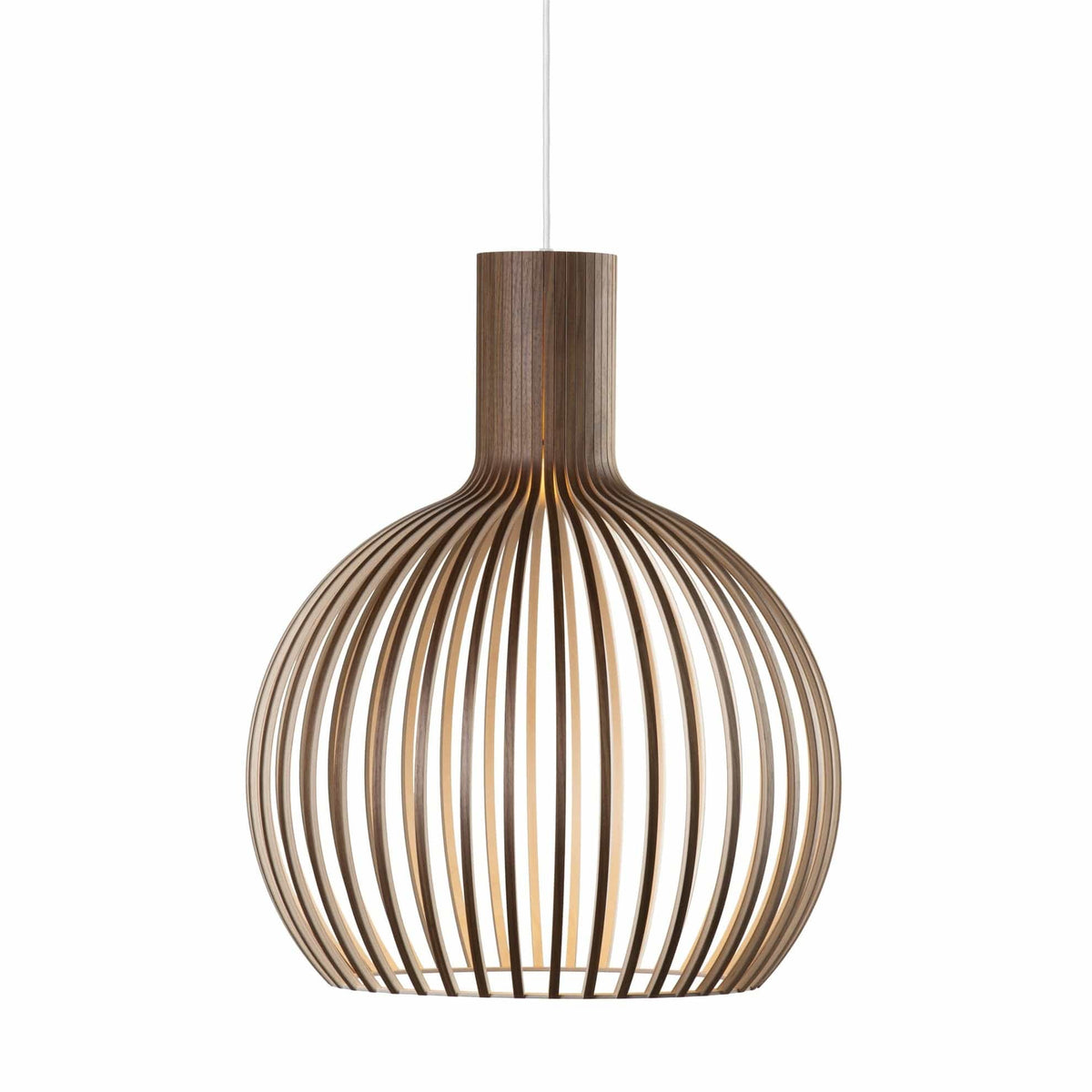 Adjustable Wooden Pendant Light Vintage LED Lighting