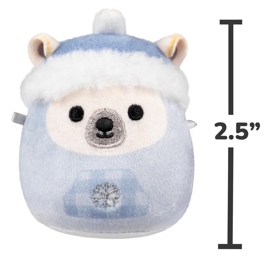 Advent Calendar with 24 Mini Christmas Plush Toys