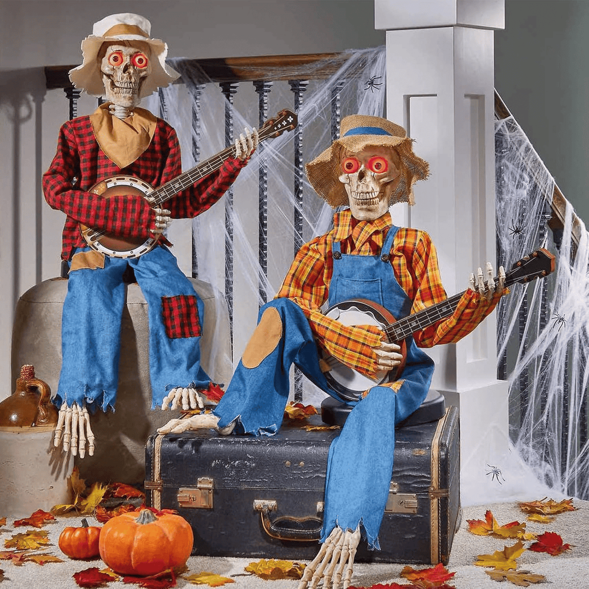 Animated Dueling Banjo Skeletons