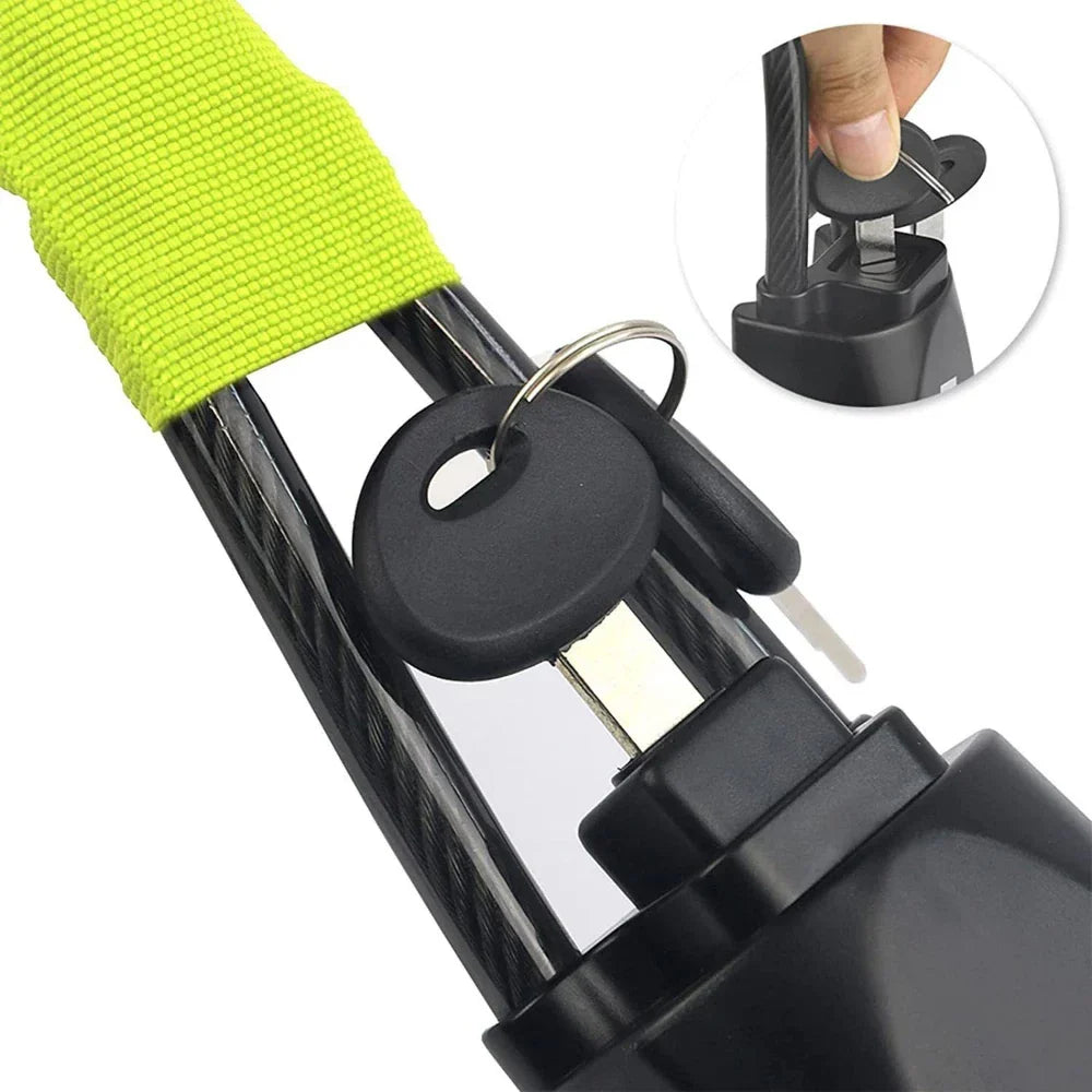 Anti-Theft Steering Wheel Lock with Seat Belt Buckle