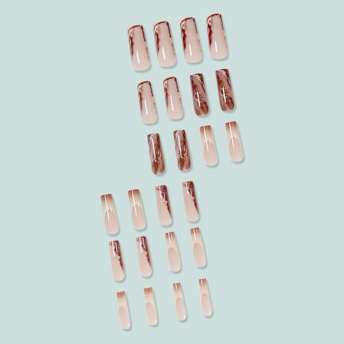 Artistic Elegant Gel Press-On Nails