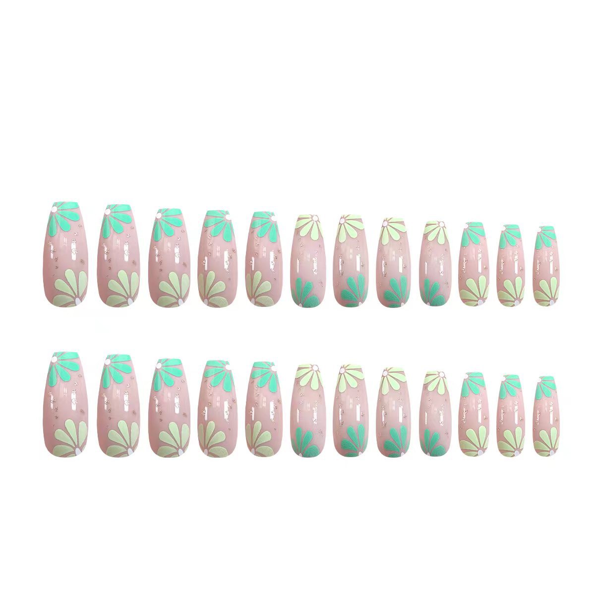 Artistic Floral Nail Art Set