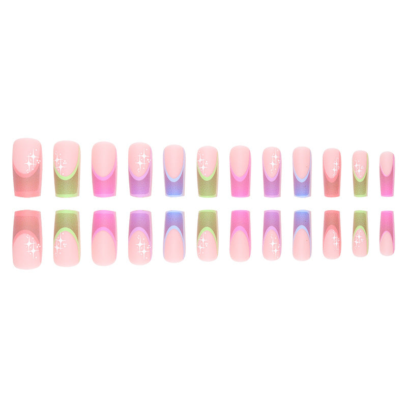 Artistic French Style Press-On Nail Tips
