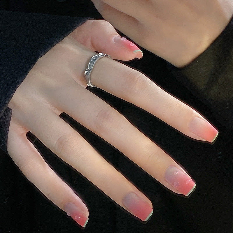 Artistic Gradient Press-On Nails