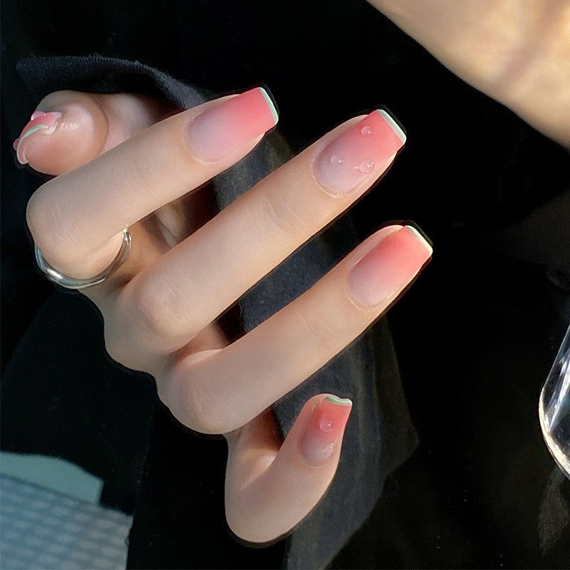 Artistic Gradient Press-On Nails