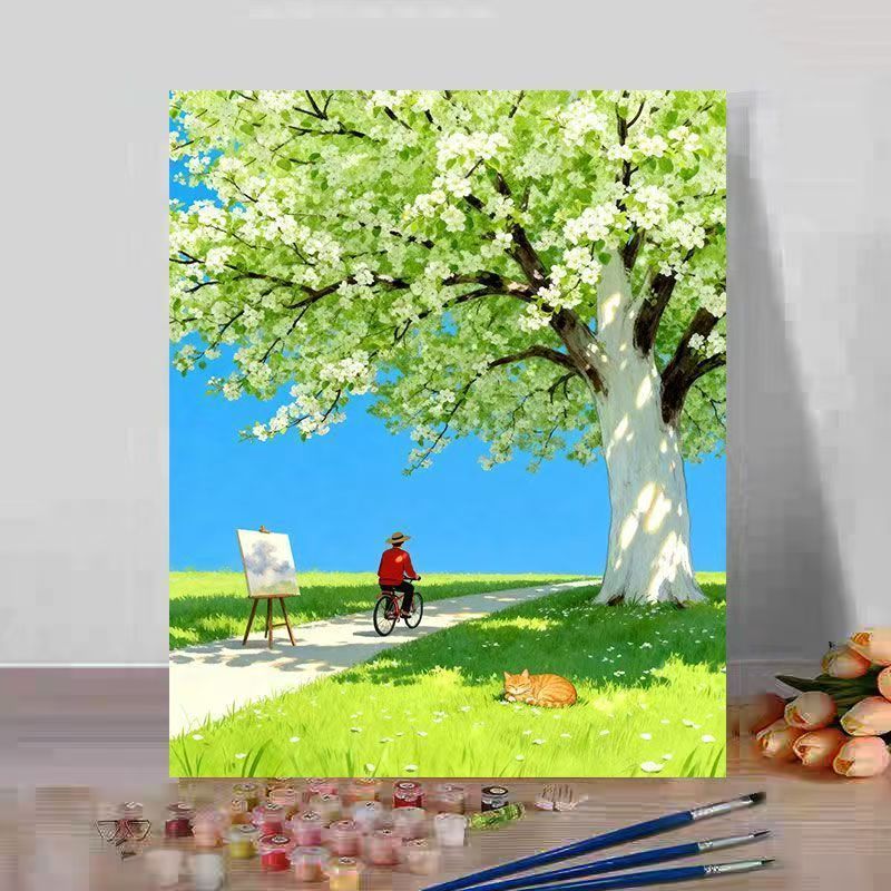 Artistic Landscape Paint by Numbers Kit