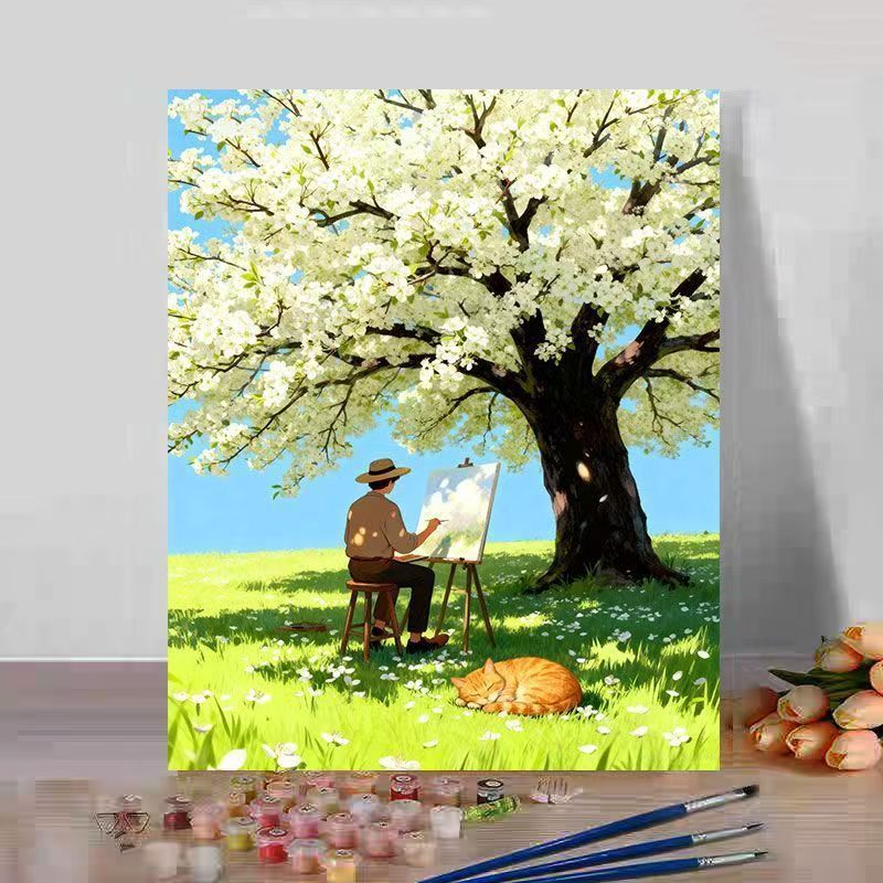 Artistic Landscape Paint by Numbers Kit