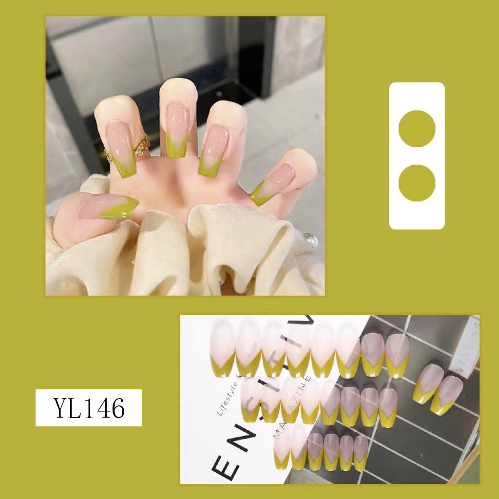 Artistic Nail Extensions with Fresh Summer Design