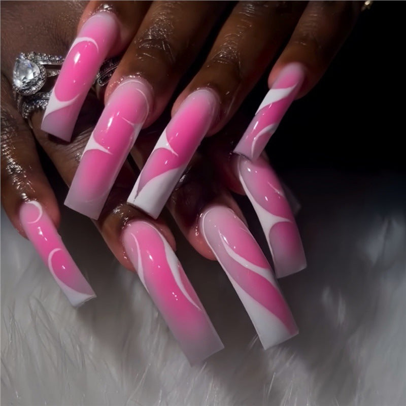Artistic Ombre Press-On Nail Set