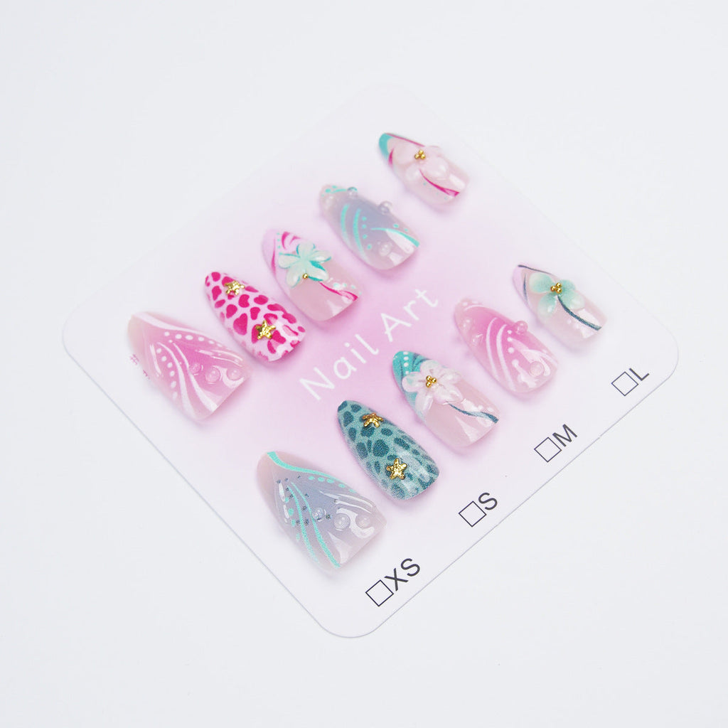 Artistic Press-On Nail Designs