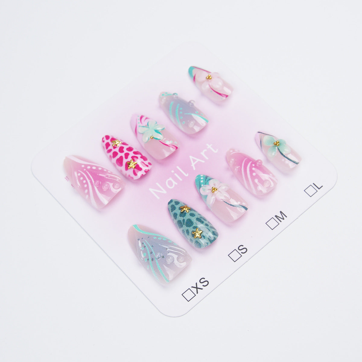 Artistic Press-On Nail Designs