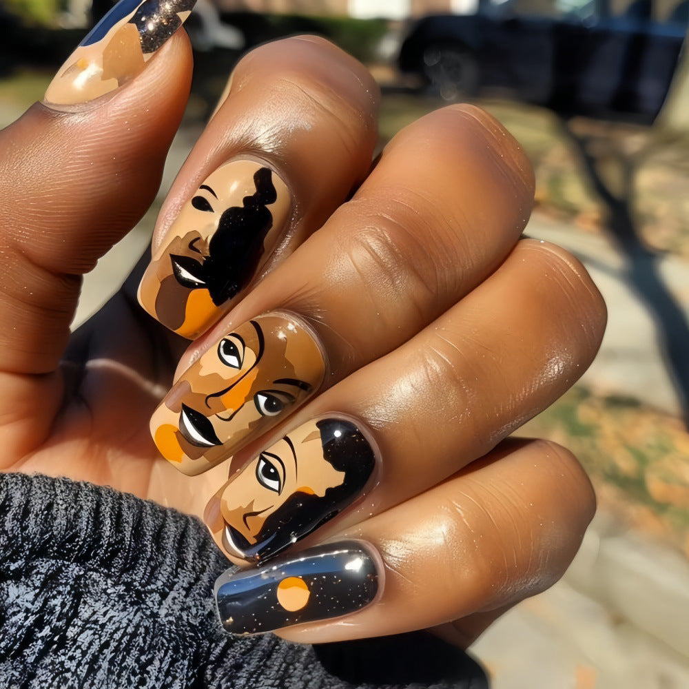Artistic Press-On Nails